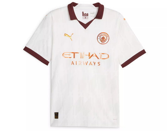 Men's Puma Replica Manchester City Away Jerseys 2023-2024