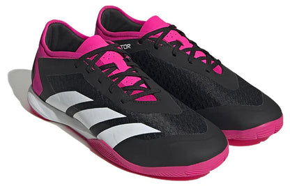 adidas Predator Accuracy.3 L IN Indoor Shoes- Core Black / Cloud White / Team Shock Pink 2