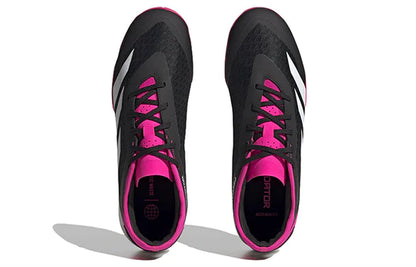 adidas Predator Accuracy.3 L IN Indoor Shoes- Core Black / Cloud White / Team Shock Pink 2