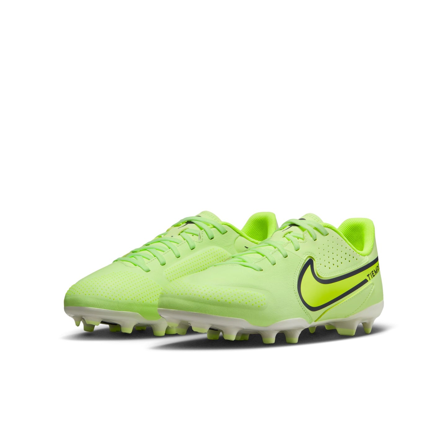 Nike Junior Tiempo Legend 9 Academy FG/MG Firm Ground Soccer Cleats - Barely Volt/ Volt Summit White