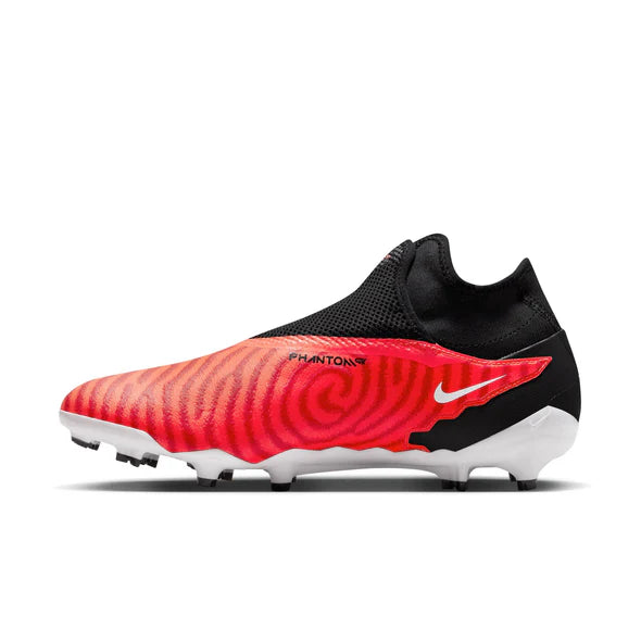 Nike Phantom GX Pro DF FG Firm Ground Soccer Cleat - Bright Crimson/ Black White