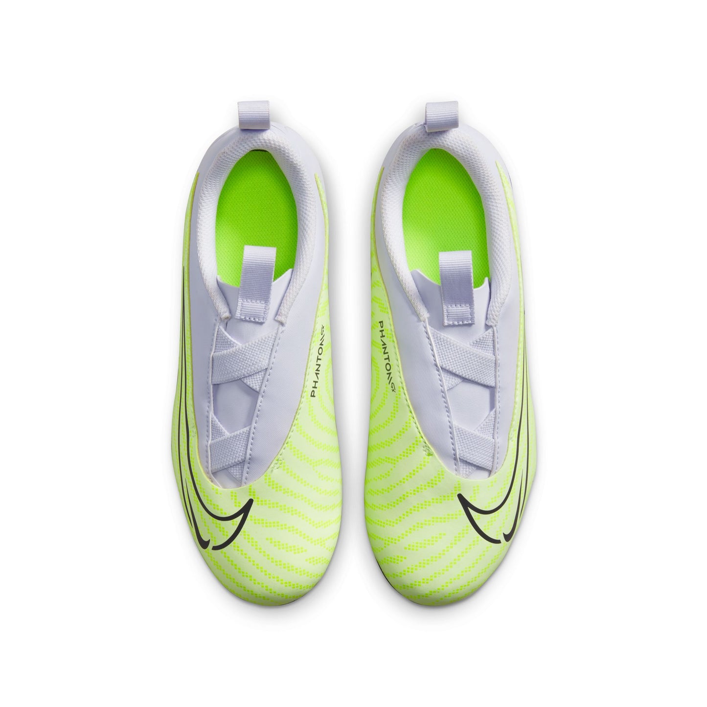 Nike Junior Phantom GX Academy FG/MG Firm Ground Soccer Shoes - Barely Volt/ Gridiron