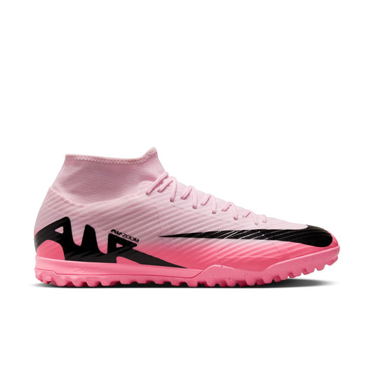 Nike Zoom Mercurial Superfly 9 Academy TF Turf Soccer Shoes -Pink Foam/Black