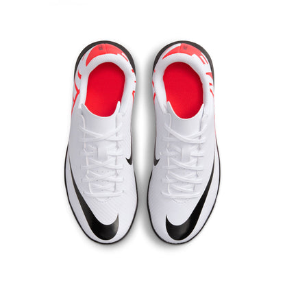 Nike Junior Zoom Vapor 15 Academy TF Turf Shoes - Bright Crimson/ White Black