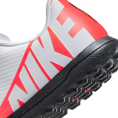 Nike Junior Zoom Vapor 15 Academy TF Turf Shoes - Bright Crimson/ White Black