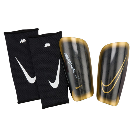 Nike Mercurial Lite Shinguards- Black/Gold