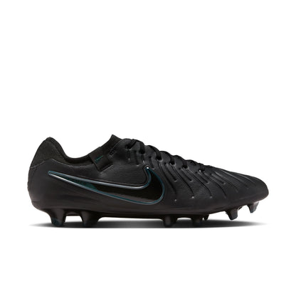 Nike Tiempo Legend 10 Pro FG Firm Ground Soccer Cleats - Black/ Deep Jungle Black