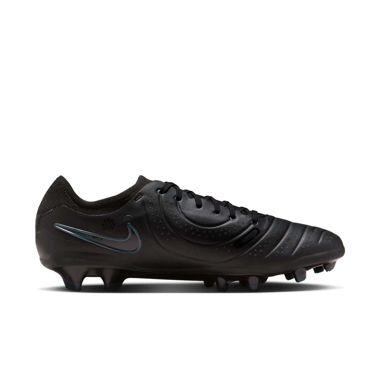 Nike Tiempo Legend 10 Pro FG Firm Ground Soccer Cleats - Black/ Deep Jungle Black