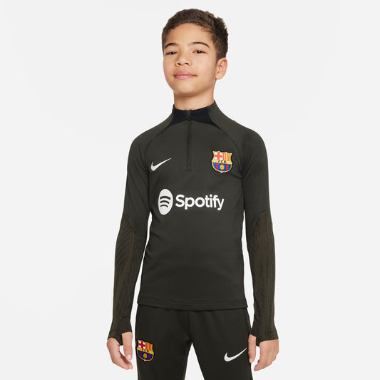 Youth Nike FC Barcelona 2023/2024 1/4 Zip Drill Top