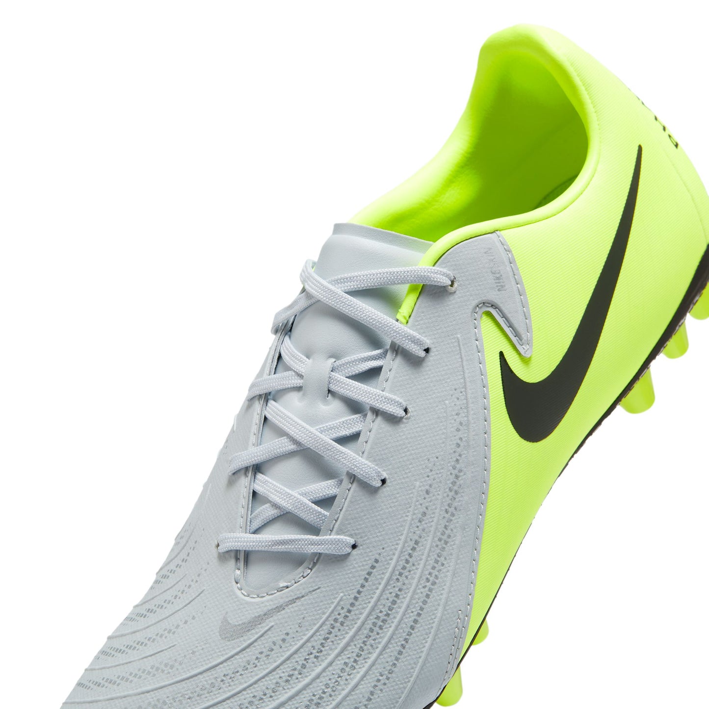 Nike Phantom GX Academy AG Artificial Ground Soccer Shoes - Metallic Volt/ Black Volt