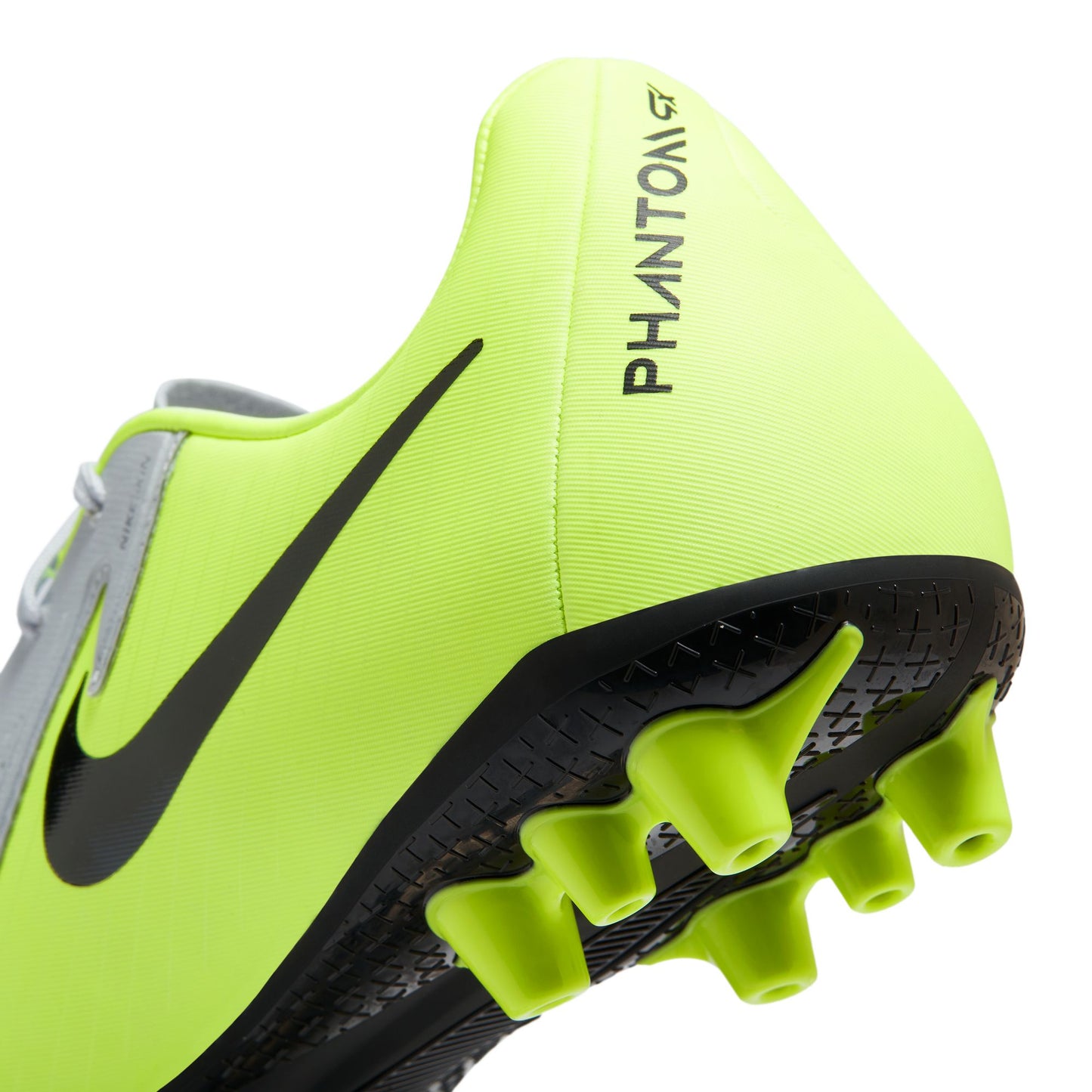 Nike Phantom GX Academy AG Artificial Ground Soccer Shoes - Metallic Volt/ Black Volt