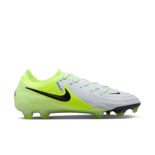 Nike Phantom GX Elite FG Firm Ground Soccer Cleat -Metallic Silver/ Black Volt