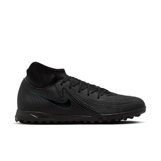 Nike Phantom Luna II Academy TF Turf Soccer Shoes - Black / Black Jungle