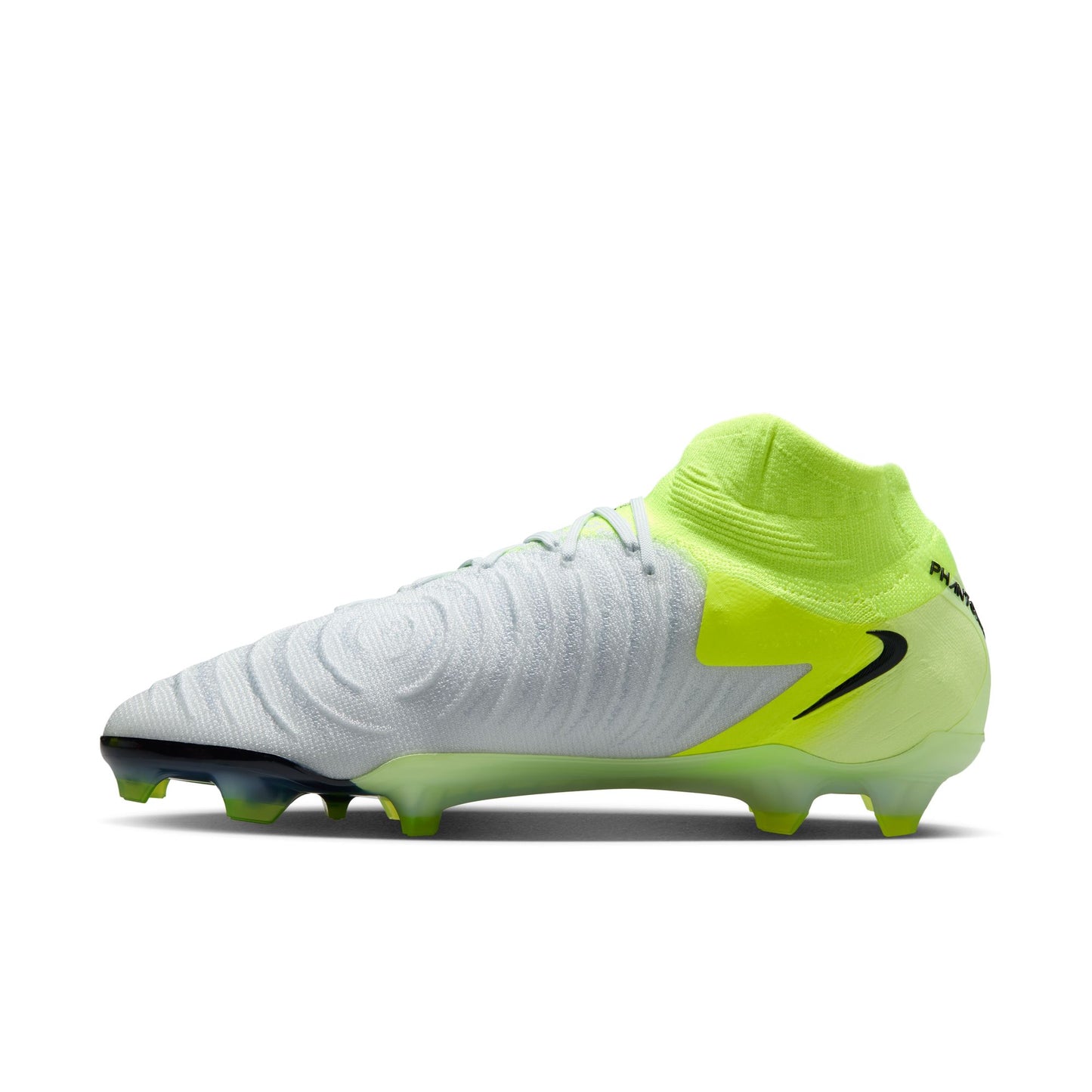 Nike Phantom Luna Elite FG Firm Ground Soccer Cleat - Metallic Silver/ Black Volt