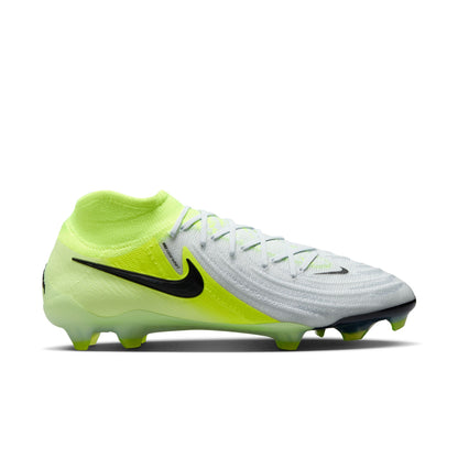 Nike Phantom Luna Elite FG Firm Ground Soccer Cleat - Metallic Silver/ Black Volt