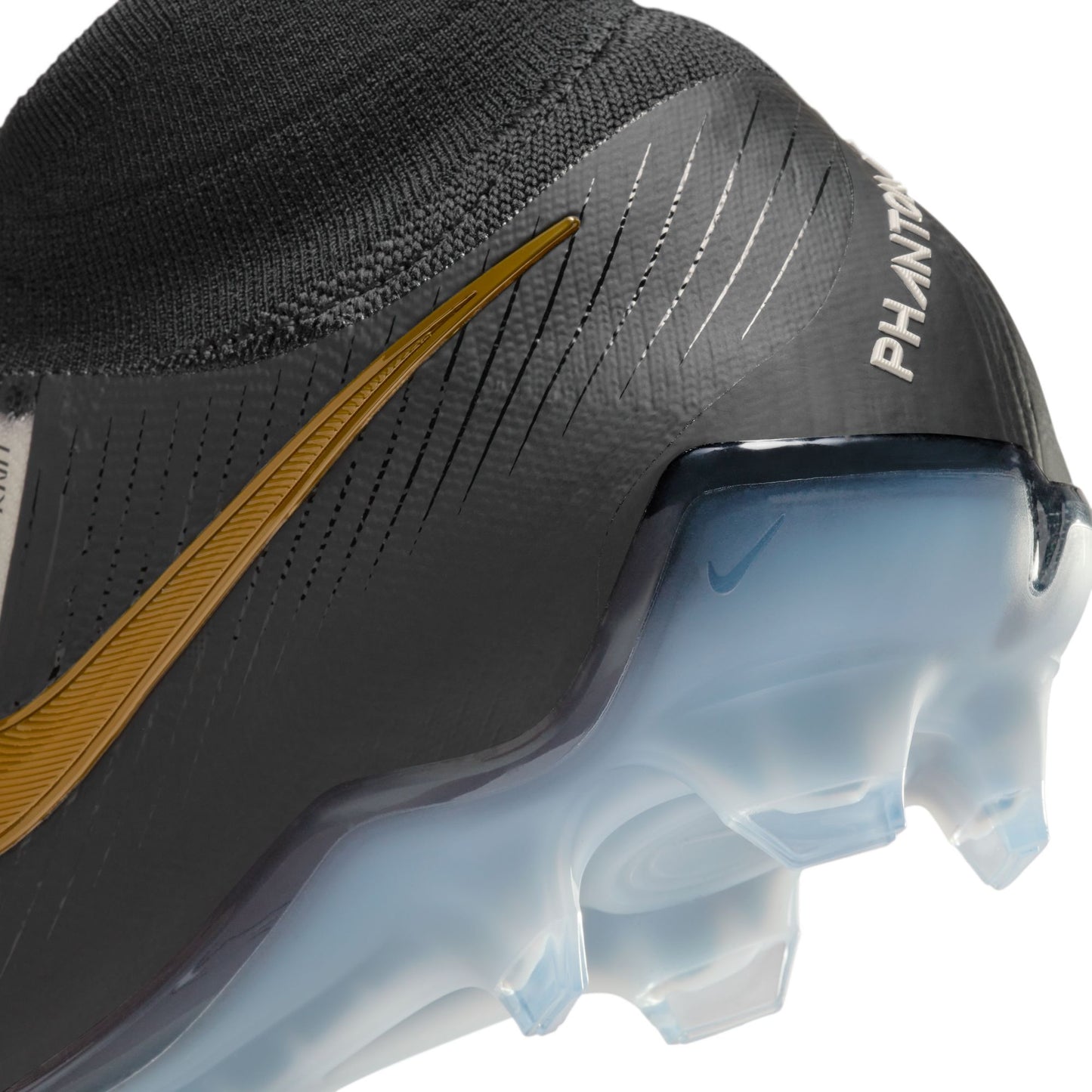 Nike Phantom Luna II Elite FG Firm Ground Soccer Cleat - White/ Black/ Gold Coin