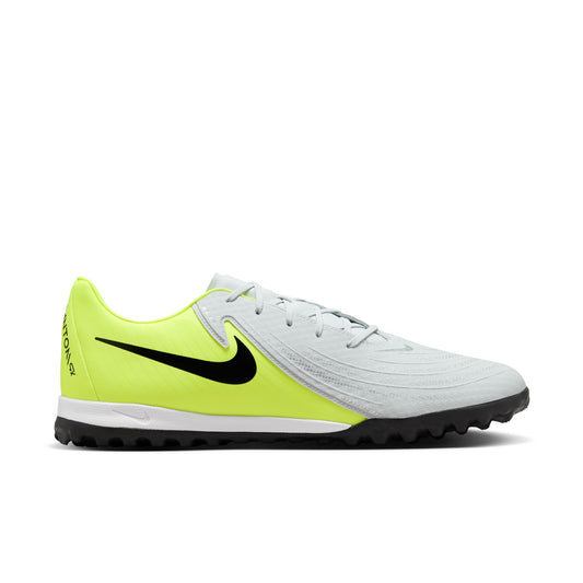 Nike Phantom GX Academy TF Turf Soccer Shoes - Metallic Silver/ Black Volt