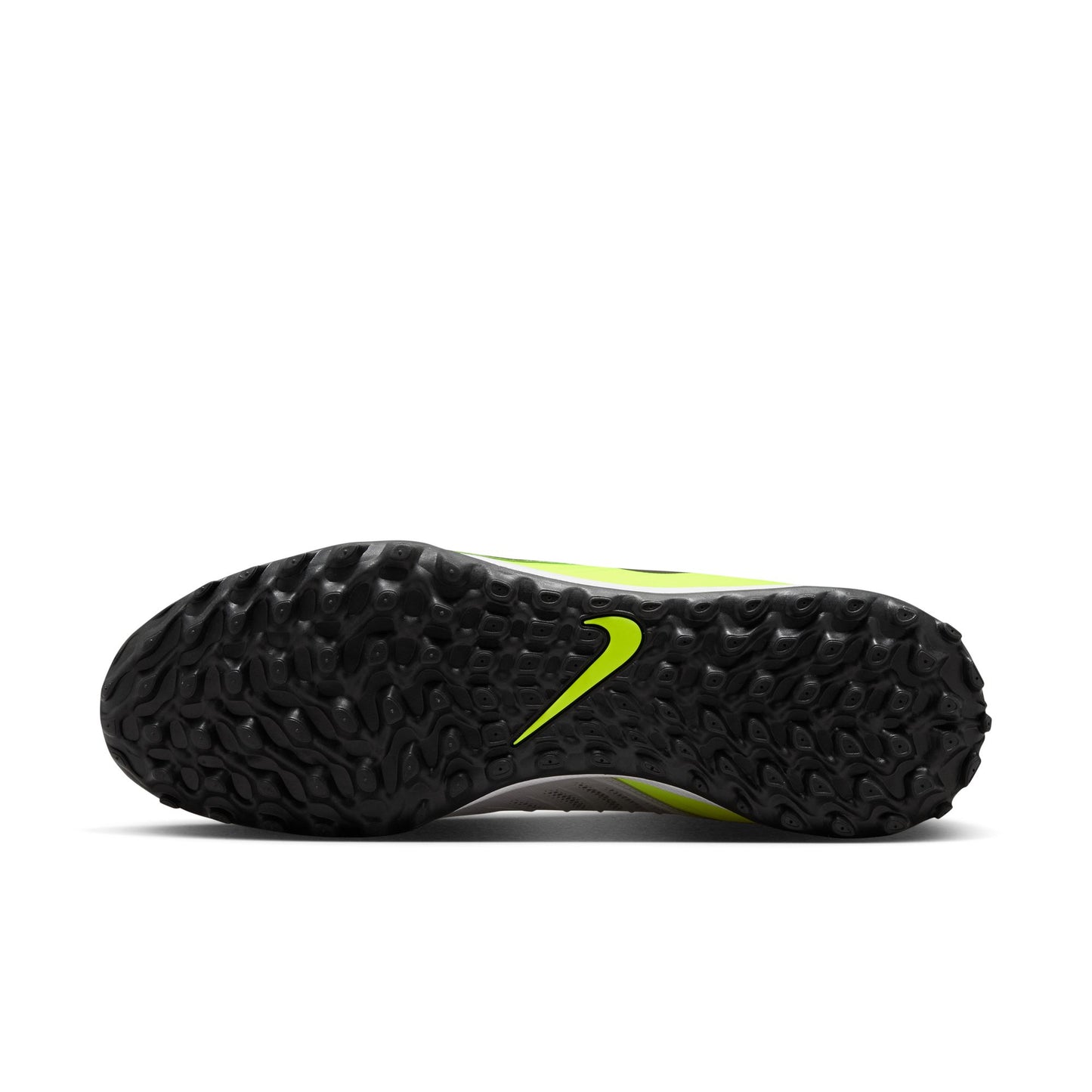 Nike Phantom GX Academy TF Turf Soccer Shoes - Metallic Silver/ Black Volt