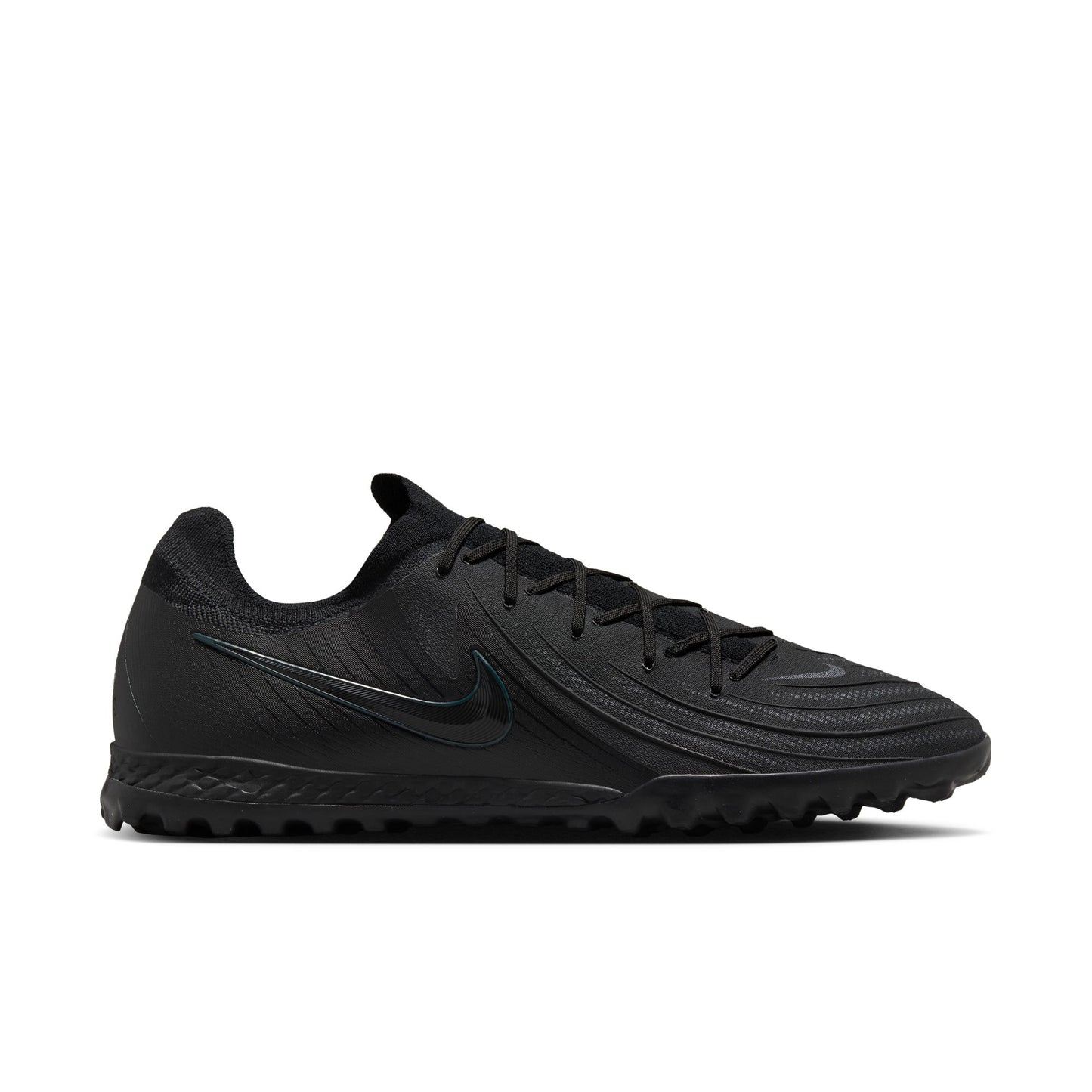 Nike Phantom GX II Pro TF Turf Soccer Shoes - Black/ Black Jungle