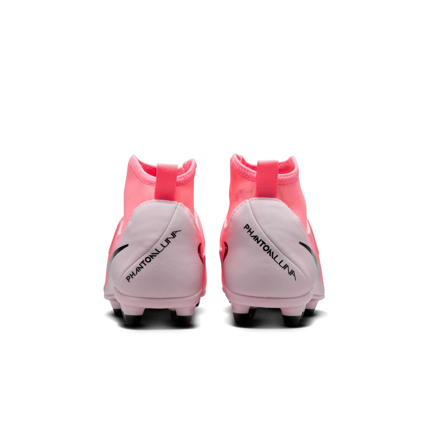 Nike Junior Phantom Luna II Club FG Firm Ground Soccer Cleats - Pink Foam/ Black