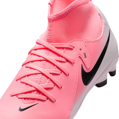 Nike Junior Phantom Luna II Club FG Firm Ground Soccer Cleats - Pink Foam/ Black