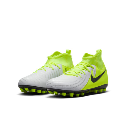 Nike Junior Phantom Luna Academy FG Firm Ground Shoes - Metallic Silver/ Black Volt