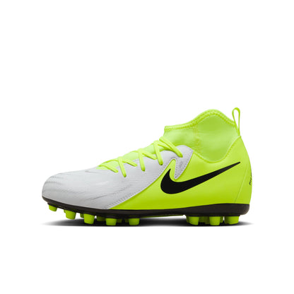 Nike Junior Phantom Luna Academy FG Firm Ground Shoes - Metallic Silver/ Black Volt