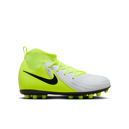 Nike Junior Phantom Luna Academy FG Firm Ground Shoes - Metallic Silver/ Black Volt