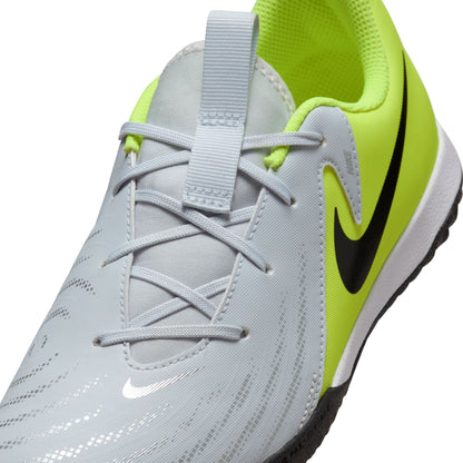 Nike Junior Phantom II Academy IC Indoor Soccer Shoes - Metallic Silver/Black Volt