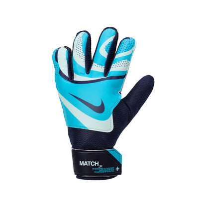 Nike Match Junior Jr. Gloves - Blue Fury/ Glacier Blue/ Blackened Blue