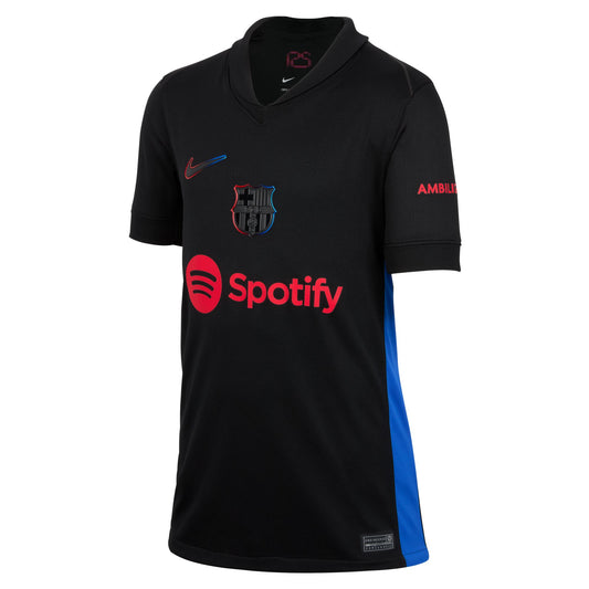 Youth Nike Replica Barcelona Away Jersey 2024/2025