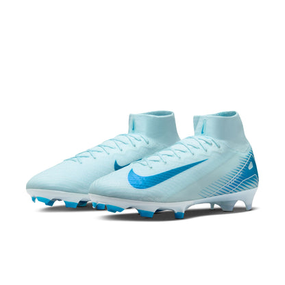 Nike Zoom Superfly 10 Elite FG/MG Firm Ground Socer Cleats - Glacier Blue/ Blue Orbit