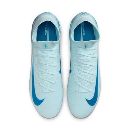 Nike Zoom Superfly 10 Elite FG/MG Firm Ground Socer Cleats - Glacier Blue/ Blue Orbit