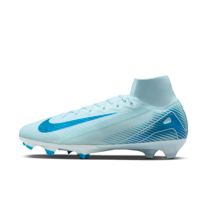 Nike Zoom Superfly 10 Elite FG/MG Firm Ground Socer Cleats - Glacier Blue/ Blue Orbit