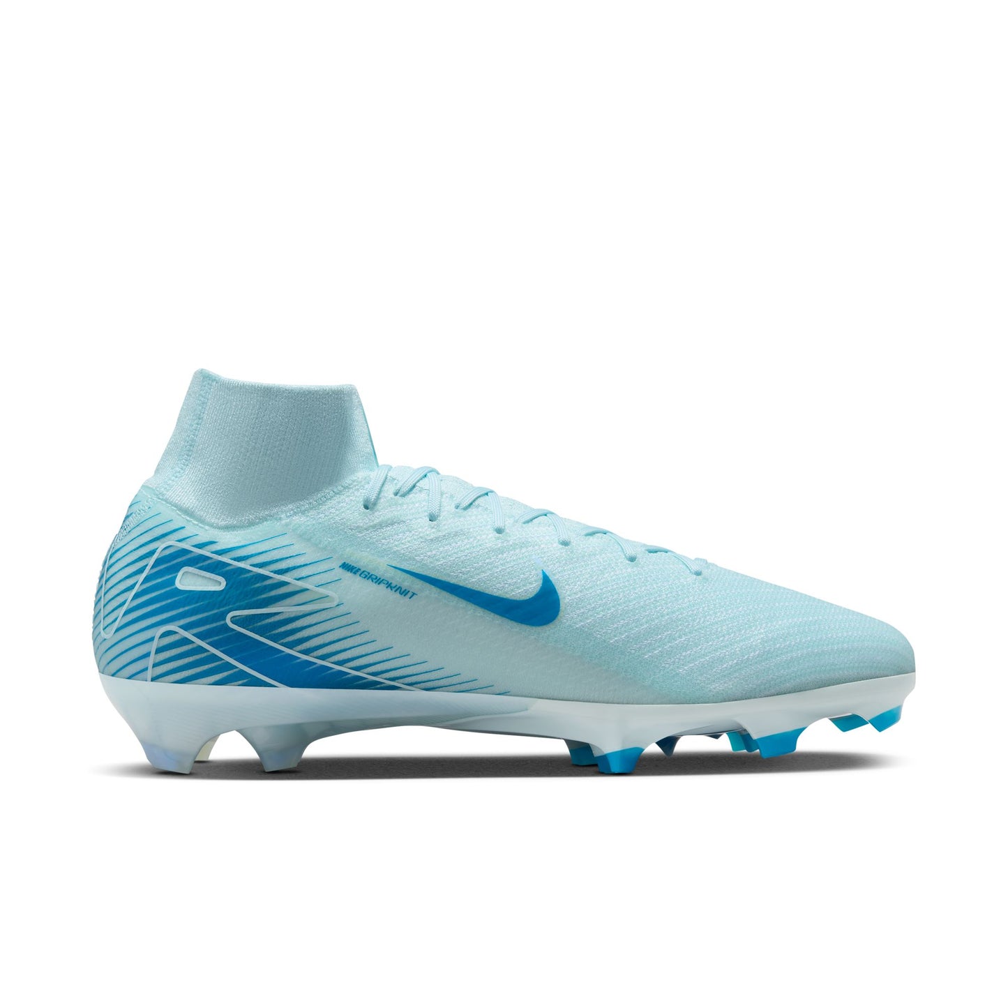 Nike Zoom Superfly 10 Elite FG/MG Firm Ground Socer Cleats - Glacier Blue/ Blue Orbit