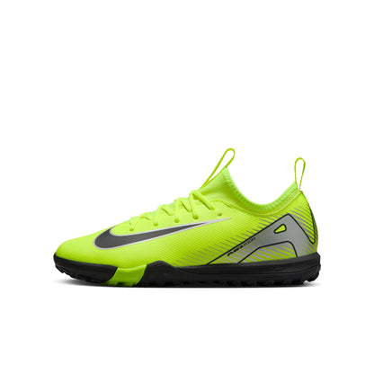 Nike Junior Zoom Vapor 15 Academy TF Turf Shoes - Yellow / Volt Black