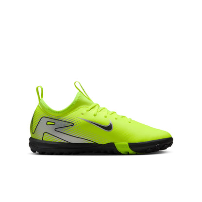 Nike Junior Zoom Vapor 15 Academy TF Turf Shoes - Yellow / Volt Black