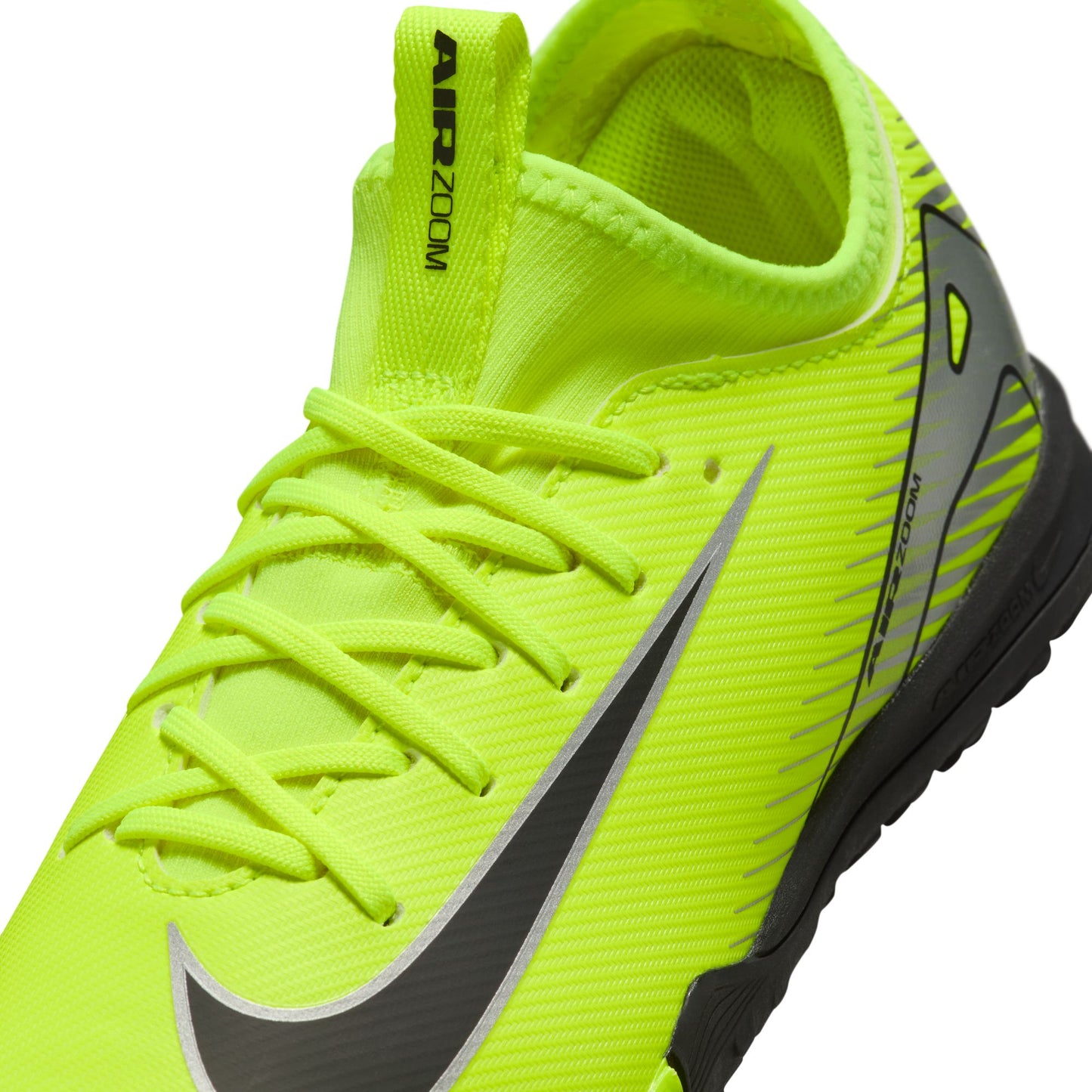 Nike Junior Zoom Vapor 15 Academy TF Turf Shoes - Yellow / Volt Black