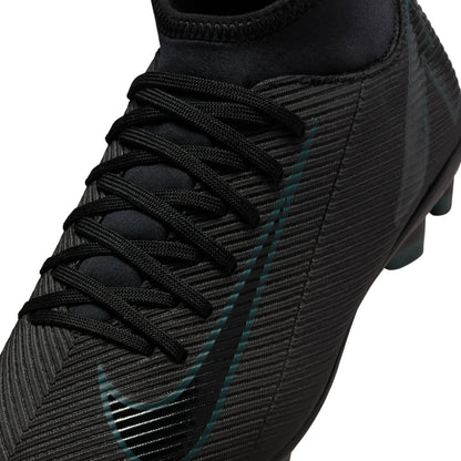 Nike Junior Zoom Superfly 10 Club MG High-Top Soccer Cleats - Black/ Black Deep Jungle