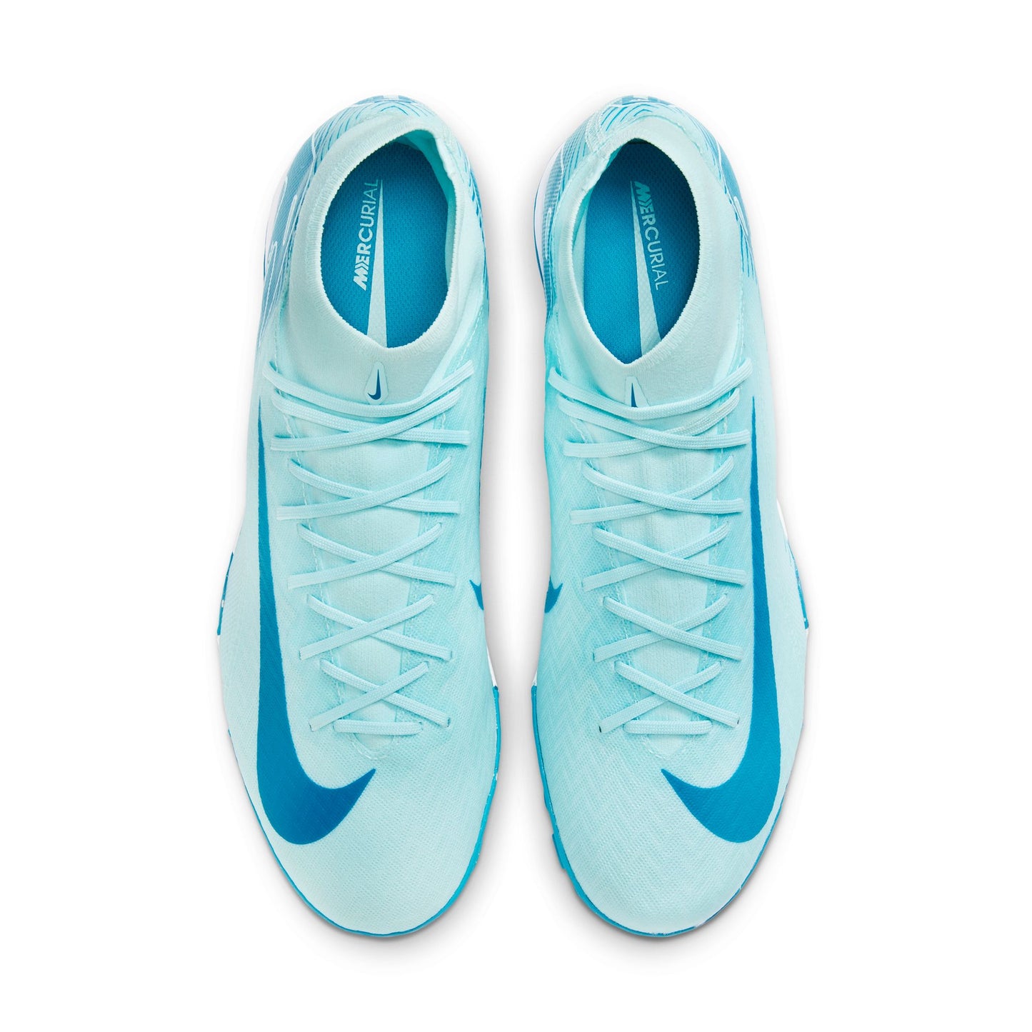 Nike Zoom Mercurial Superfly 10 Academy TF Turf Soccer Shoes- Glacier Blue/Blue Orbit