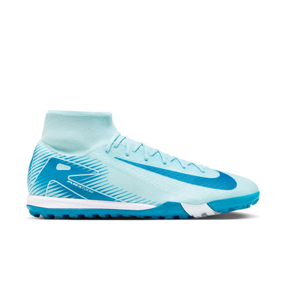 Nike Zoom Mercurial Superfly 10 Academy TF Turf Soccer Shoes- Glacier Blue/Blue Orbit