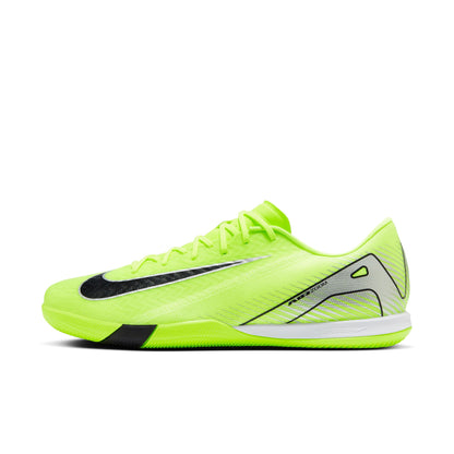 Nike Zoom Mercurial Vapor 16 Academy IC Indoor Soccer Shoes - Metallic Silver/ Black Volt