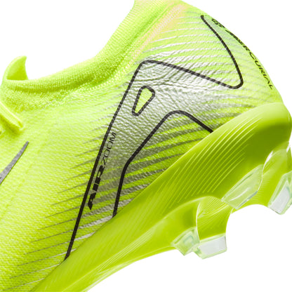 Nike Zoom Vapor Pro FG/MG Firm Ground Soccer Shoes - Metallic Silver/Volt Black