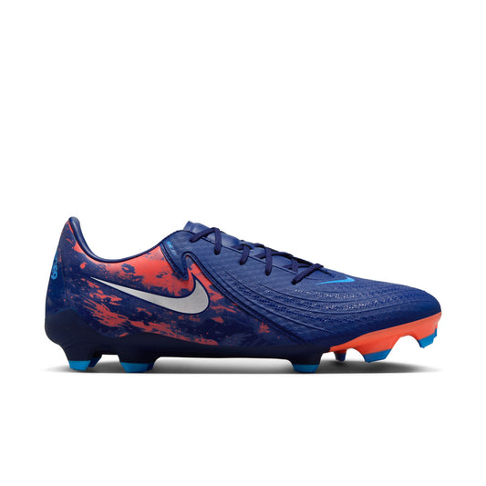 Nike Phantom GX Academy FG Firm Ground Soccer Shoes - Blue Void/ Chrome