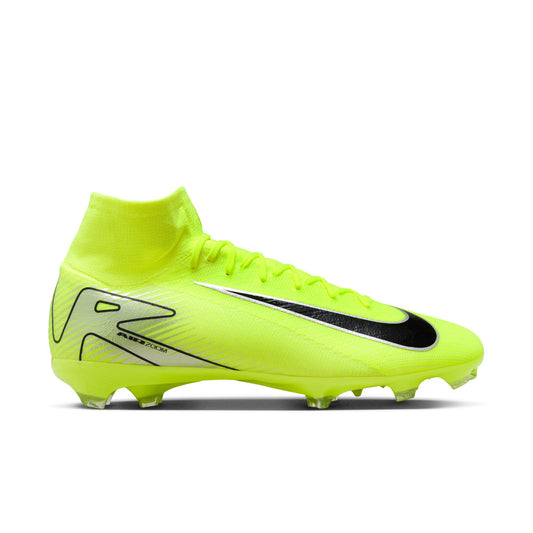 Nike Zoom Superfly Pro FG/MG Firm Ground Soccer Shoes - Metallic Silver/Volt Black