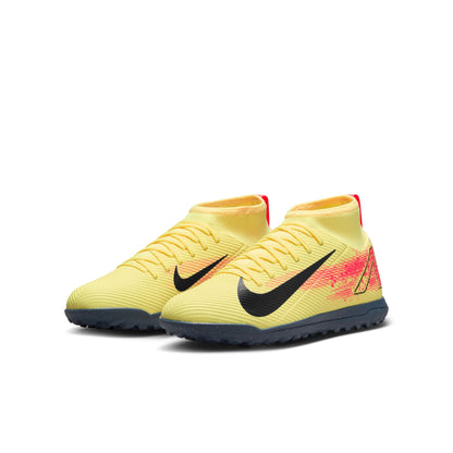 Nike Junior Mercurial Superfly 10 Club KM TF Turf Shoes - LT Laser Orange/ Armony Navy