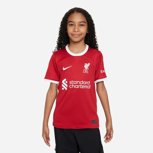 Youth Nike Replica Liverpool Home Jersey 2023/2024