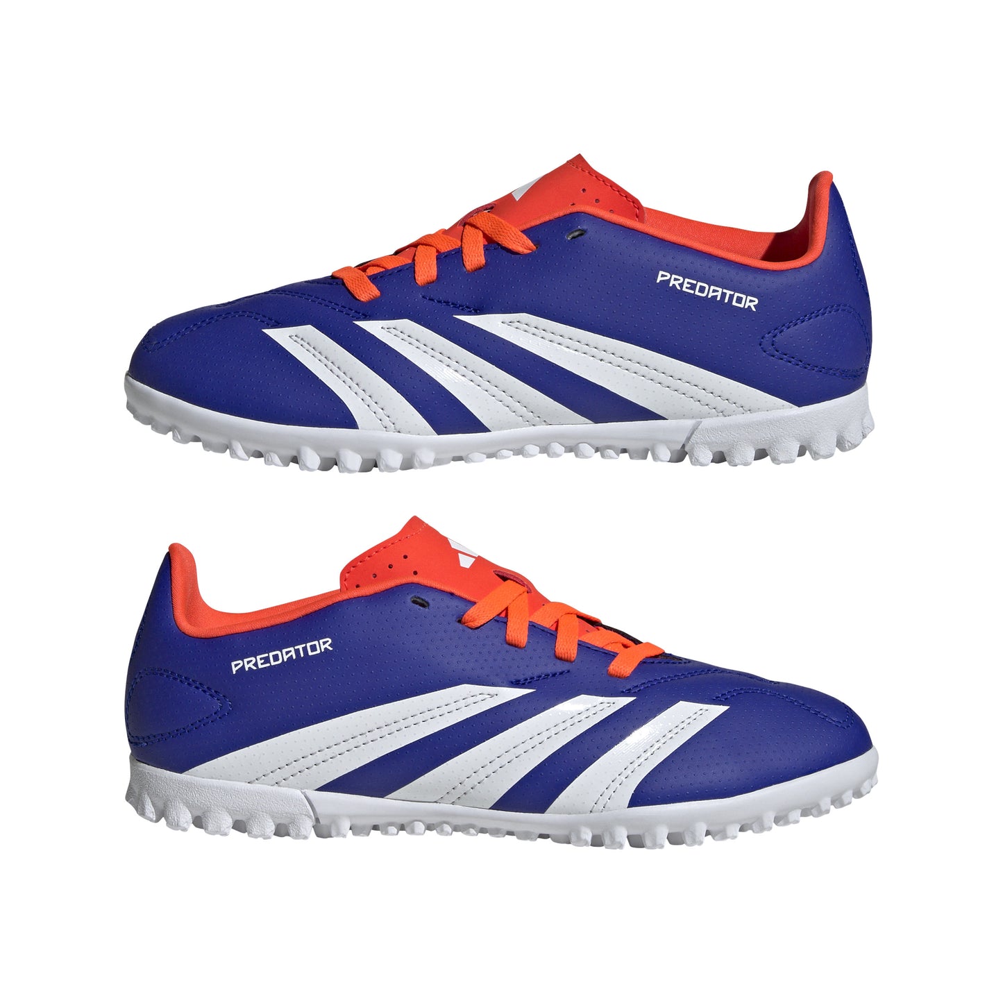 adidas Predator Club TF Turf Junior- LUCBLU/FTWWHT/SOLRED