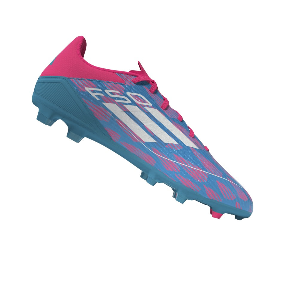 adidas F50 League FG/MG Firm Ground- Solar Blue/ FTWhite/ Solar Pink