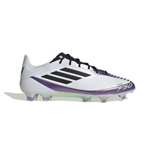 adidas F50 Messi Elite FG Firm Ground - FTW White/Core Black/Unity Purple